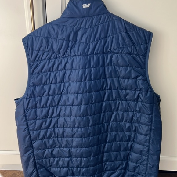 Vineyard Vines Mens puffer vest Navy Medium - Picture 4 of 4